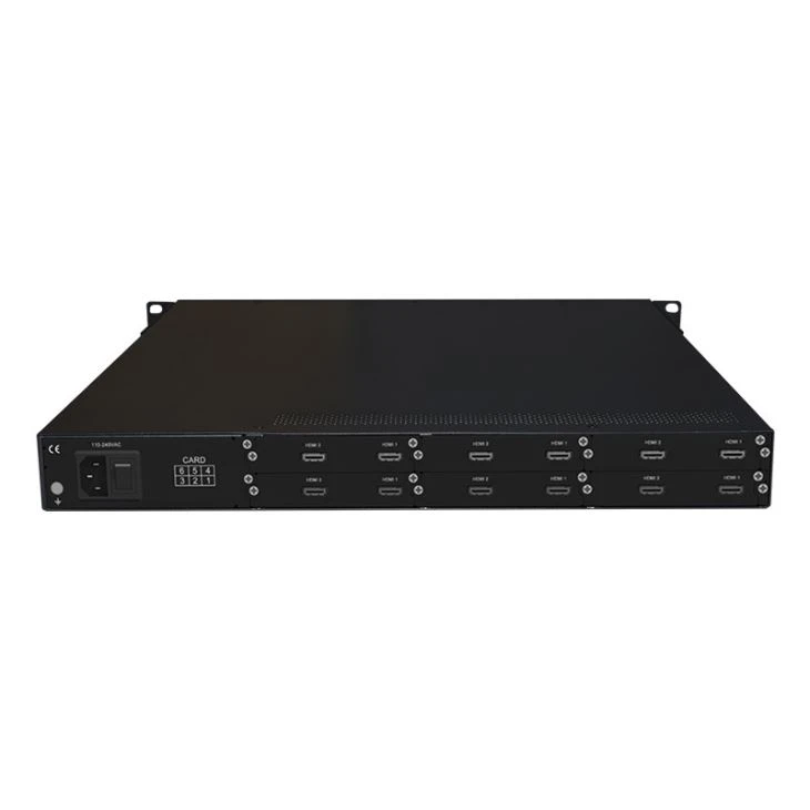 12 Channel HD/4K Encoder H.264/H.265 HEVC Live Ip Streaming